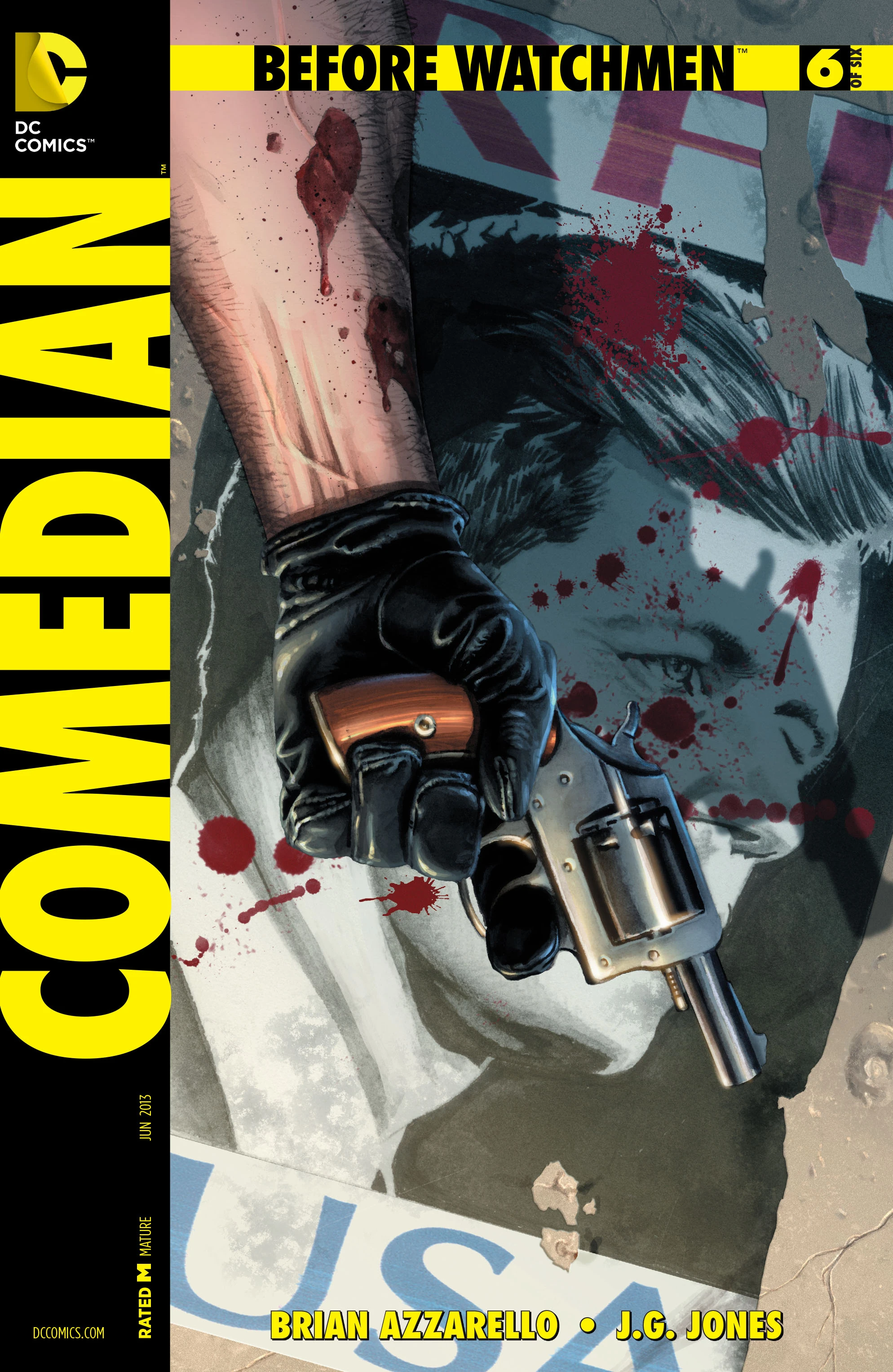 Before Watchmen: Comedian #6 (DC, 2013 — Cover A) cover